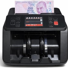 AlGeliyo Sesli Karışık Para Sayma Makinesi Model 80, Tl ve Euro Karışık Sayım - Dolar Adet Sayım Müşteri Ekranı Dahil