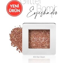 Ceylan Adam Glitter Bomb Eyeshadow 03 Star Gleam, Mücevher Parlaklığında Tekli Far