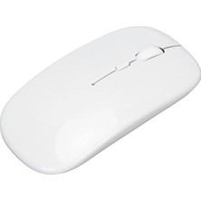 Ceylan Adam Bluetooth Şarj Edilebilir Hafif Kablosuz Mouse, MacBook Pro/air, Android, Ios Tablet, Dizüstü Bilgisayar, Pc ve Mac Uyumlu, Beyaz