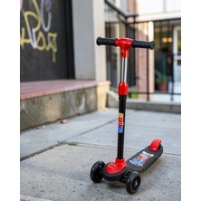TeknoKapsül Çocuk Skuteri 3 Tekerlekli Ayarlanabilir Boy Uczzcnsscooter-5
