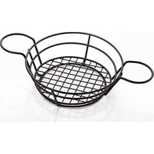 Matarmutfak Hamburger , Meyve Yuvarlak Sunum Sepeti 21 cm