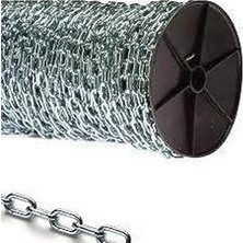 Ceylan Adam Adjtrade Paslanmaz Galvanizli Çelik Zincir 8 mm 3 Metre Adjnm3