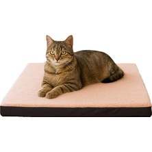 Jungolica Pet Products Easymat, Çift Taraflı Kullanılabilen, Çıkarılabilir Kılıflı, Yıkanabilir, Kedi ve Köpek Matı (Pembe-Antrasit, 60 x 80)