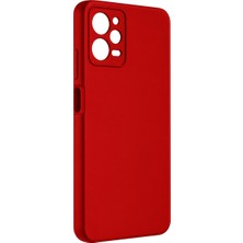 TeknoKapsül Xiaomi Redmi Note 12 Pro 5g Nano Içi Kadife Silikon - Kırmızı