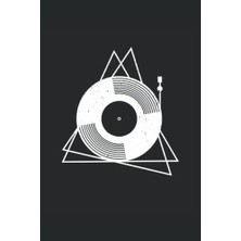 Ceylan Adam Disque Vinyle: Slops Music Turntable |notebook Din A5 6x9 Pouces |planificateur Journal Écrit Booklet |120 Pages |pointé
