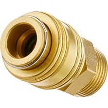 Ceylan Adam Nipel R1/2" Kompresör Aksesuarı, Sağlam Pirinç, Pnömatik Hortumlar Için, 4139209