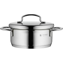 Ceylan Adam Tencere; Mini Derin, 12 Cm, 0,7 L, Metal Kapaklı, Indüksiyon Uyumlu, Cromargan® Yüksek Kaliteli Parlak Paslanmaz Çelik, Üst Üste Saklanabilir