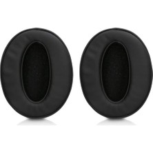 Ceylan Adam Kulaklık — Sennheiser HD4.50/HD4.50BT/HD 4.50BTNC/HD4.50SE/HD4.40BT Için Yedek Kulak Yastığı, Sennheiser HD4.30G/HD4.20S/HD458BT/HD 450BT/HD400S/HD350BT/HD300 Için, Daha Yumuşak Deri (Siyah) Deri