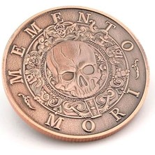 Ceylan Adam Memento Mori Carpediem Felsefe Ölümü Hatırla Stoa Şans Coin Metal Para CP091