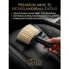 IK Kuzey Araç Içi Temizlik Fırçası – Oto Klima Havalandırma, Torpido ve Konsol Için Premium Yumuşak Tüylü Detay Fırçası