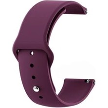 Ceylan Adam Bbtech Fossil Women's Sport/charter Hr 18 mm Standart Silikon Kordon Klasik Kayış Esnek 18 mm Band, Mor