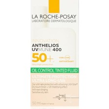 Ceylan Adam Güneş Kremi, Anthelios UVMUNE400 Oil Control Fluide SPF50 Karma ve Yağlı Için Renkli Yüz 50 ml