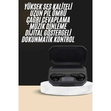 Elvasta Dmtk- Eldm- Elva- Kulak Içi Bluetooth Kulaklık Rgb Işıklı Çift Mikrofonlu Ios/android Uyumlu