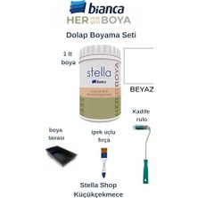 Ceylan Adam Binca Stella Su Bazlı Akrilik Boya Dolap Boyama Seti, Beyaz
