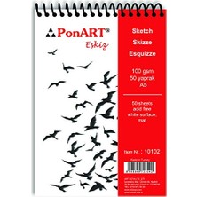 Ceylan Adam Defter — Eskiz Blok A5 50 Yaprak, 100 Gsm