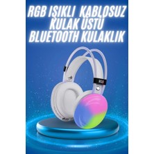 Elvasta Dmtk- Eldm- Elva- Rgb Işıklı Yüksek Ses Kaliteli Kablosuz Kulak Üstü Bluetooth Kulaklık El Tk