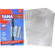 Ceylan Adam Ultra Güçlü Su Geçirmez Tamir Yama Bandı, Alüminyum Kaplı, 10X15 Cm, 4 Adet