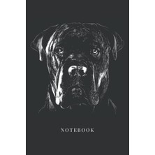 Ceylan Adam Cane Corso Köpeği Temalı Defter ve Günlük, 6x9, Boş Çizgili