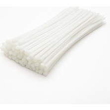 Ceylan Adam 100 Adet Beyaz 37 cm 3,6 mm Kelepçe Seti Naylon Kablo Bağı Kalınlık