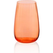 Ceylan Adam Turuncu Cam Su Bardağı 600 ml BRD0123