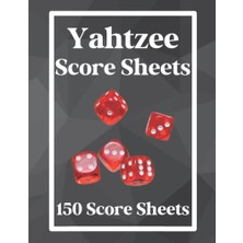 Ceylan Adam Yahtzee Score Sheets Large Print 8.5X11