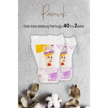 Ceylan Adam Disk Kare Makyaj Pamuğu 40'lı x 2 Adet
