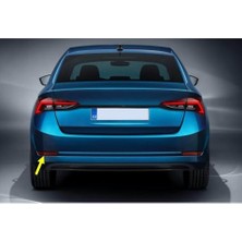 Ceylan Adam Arka Tampon Sol Reflektör 5E7945105 Skoda Octavia 4 Sedan ile Uyumlu 2021-2024