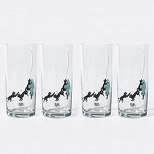 Ceylan Adam Deniz Kedisi Rakı Kadehi 4'lü Set