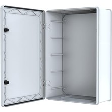 Ceylan Adam Abs Pano 40 x 60 x 24.2 cm Taban Saclı IP65 Plastik Pano Montaj Plakalı Elektrik Kutusu Pano Darbeye Dayanıklı Dış Ortam Muhafaza Kutusu Abs Pano Poli 046