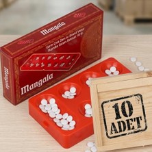 Ceylan Adam Mangala Oyunu 10 Adet Çok Renkli Plastik Küre Mangala