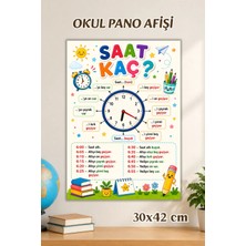 Metranya Saatler 2. ve 3. Sınıf Için Afişi, Ilkokul Eğitici Afiş, Sınıf Panosu Için Eğitici Posterler, Sınıf Panoları Konsept Hediye Matematik Türkçe Hayat Bilgisi Posterleri, Okul Öncesi Eğitim Afiş Seti