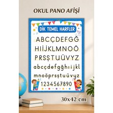 Metranya Harfler Afişi, Ilkokul Eğitici Afiş, Sınıf Panosu Için Eğitici Posterler, Sınıf Panoları Konsept Hediye Matematik Türkçe Hayat Bilgisi Posterleri, Okul Öncesi Eğitim Afiş Seti