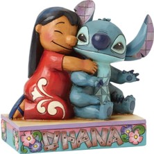 Hype Store Enesco Disney Geleneği Ohana Aile Demektir (Lilo ve Stitch Figürü)