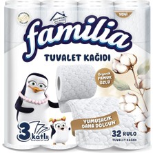 Familia 3 Katlı Tuvalet Kağıdı 32'li 1 Paket (1 x 32 Adet)