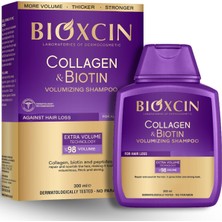 Bioxcin Collagen  Biotin Hacim Şampuanı 300 ml – Ince Telli ve Hacimsiz Saçlar Için Dolgunlaştırıcı