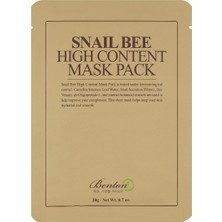 Benton Snail Bee High Content Mask - Salyangoz Özlü Maske 1 Paket (1 x 20 G)