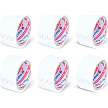 Nuga 45 mm x 40 mt Beyaz Koli Bandı 6 Adet