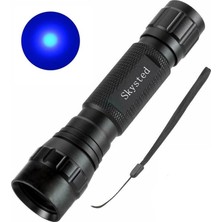 Tr UV501B Uv 365NM LED El Feneri Kiti Filtre ve Şarj Edilebilir Pil ve Şarj Cihazı, Evcil Hayvan