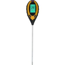 Fdit Toprak Test Kiti 4'ü 1 Arada Toprak Test Cihazı Dijital Nem Işığı ve Metre, Kapalı/dış Mekan Bi