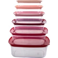 Ultraform Nest Saklama Set Kırmızı 12 Parça