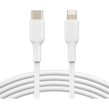 Belkin Usb-C - Lightning Kablosu (Hızlı Şarj Kablosu) Hızlı Şarj Mfi Sertifikalı Usb-C Kablosu (Beya
