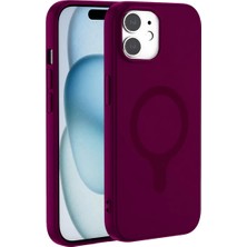 Sh Ticaret Joko Apple Iphone 11 Z Silikon Magsafe Kapak - Bordo