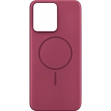 Sh Ticaret Xiaomi Redmi 13C Mika Pc Magsafe Kapak - Bordo