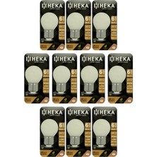 Tr 6W (48W) 3000K Sarı Işık E27 Duylu Soft LED G45 Ampul, 10 Adet
