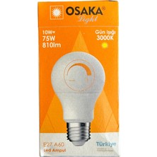 Tr 10W (75W) 3000K E27 Duylu Dim Edilebilir LED Ampul