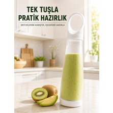 Novis Liora Şarjlı Smoothie Blender 400 ml Taşınabilir Meyve Karıştırıcı Pratik Mini Blender