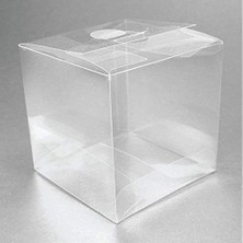 Tr Şeffaf Asetat Kutu 10 Adet 5X5X8 cm