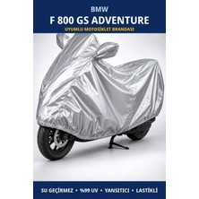 Trobus Bmw F 800 Gs Adventure Uyumlu Motosiklet Brandası - Su Geçirmez, %99 Uv Korumalı, Yansıtıcı, Lastikli