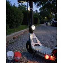 Novis Liora Bisiklet Emniyet Lambası 2li Set Güçlü LED Çakar Işık UCZZZK3781BİSİKLETIŞIĞI-3