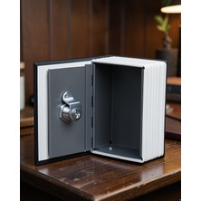 Novis Liora Kitap Görünümlü Çelik Mini Kasa Uczkasa1